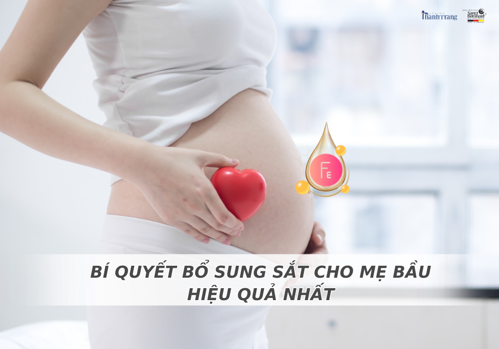 BÍ QUYẾT BỔ SUNG SẮT CHO MẸ BẦU HIỆU QUẢ NHẤT